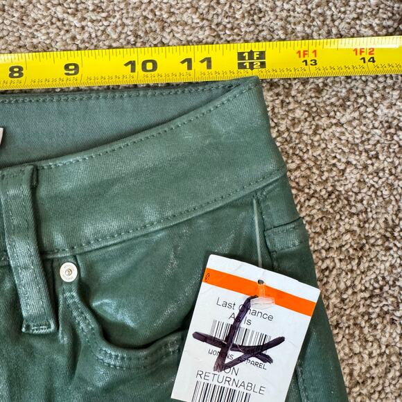 Hudson NWT Womens Size 24 Barbara High Rise Coated Boot Cut Jeans Wicked Holiday - Picture 6 of 15